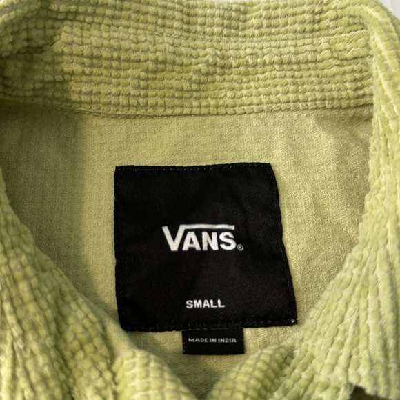 Vans Women's Fashion Cropped Shacket Button Down Corduroy Size S - Picture 3 of 9